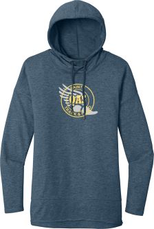 District Women’s Featherweight French Terry Hoodie-Washed Indigo